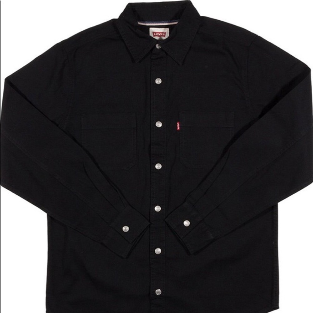 Levi’s Men’s Large Black Denim 100% Cotton Shirt